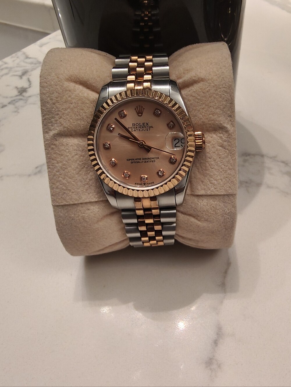 Luxury Womens Silver Stainless Steel Dress Watch